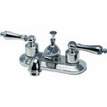 Globe Union 2 Metal Lever Handle Bathroom Lavatory Faucet With Pop-Up With Hybrid Body F5111020CP-JPA3